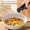 Wayona Removable Handle for Pots and Pans - Universal Detachable Pan Handle Replacement - Heat-Resistant Plastic, Stainless Steel, Silicone - Black #1