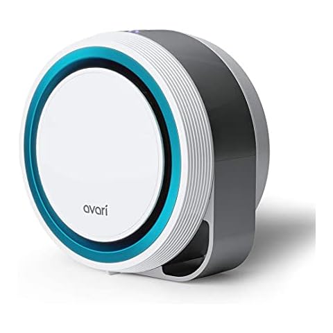 AVARI™ 525 Blue Desktop Personal Air Purifier made in Korea. Filtering Personal Breathing Zone. Ultra Quiet Electro-Static Filters to 0.1 Micron Cover