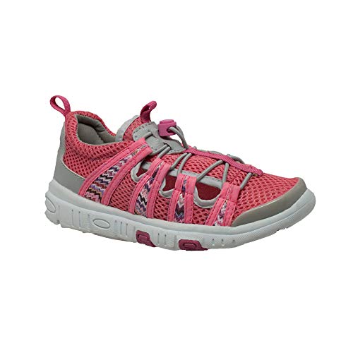 Rocsoc Toddler Pink/Grey Water Shoes Speed Lace Mesh Girls 6 M