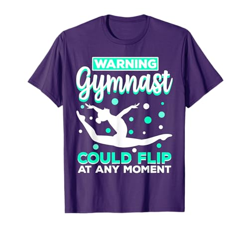 Warning Gymnast Girl T-Shirt