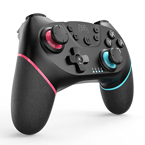 Switch Controller, Wireless Pro Controller Compatible with Nintendo Switch, Wireless Gamepad Joystick with Programmable Function【2023 Upgraded Version】