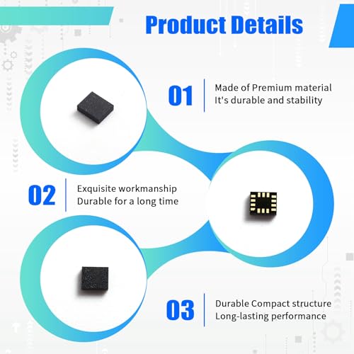 Componente LSM6DSVTR V3 de sensor inercial con giroscopio y acelerómetro para placas de control 6