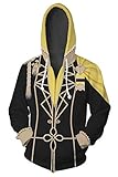 COSTHAT Fire Emblem Three Houses Golden Deer Sweatshirt Zip-Up Hoodie Cosplay Costume Unisex (S,...
