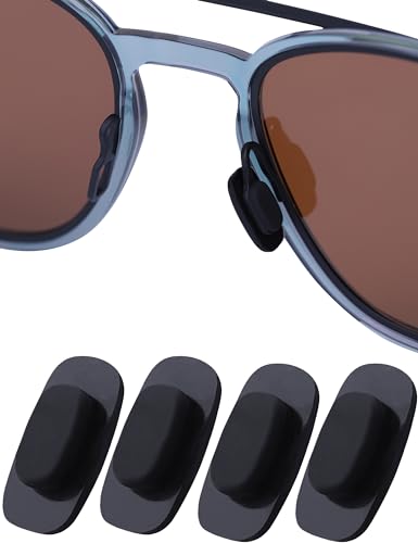 Image of Soft Silicone Replacement Nose Pads for Costa South Point /Flagler /Ponce;for Oakley Cartridge /Spindle /Latch Key