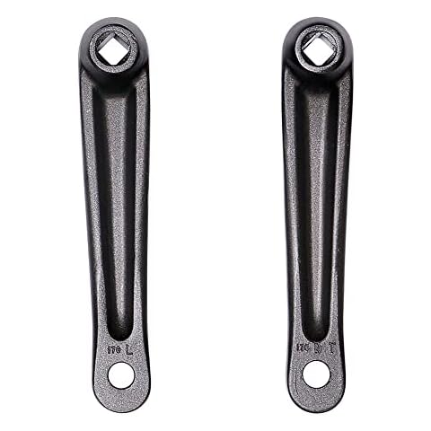 Myccymt Bike Crank Arm 170mm Diamond Hole Crank Arm for Electric Bicycle,Folding Bicycle,Hybrid,Mountain Bicycle,Road Bike Cover