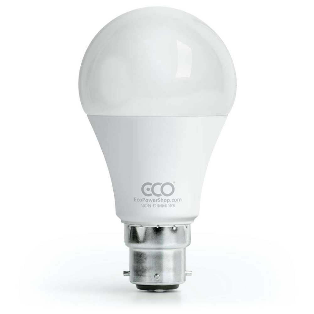 ECO 3 Pin BC3, 8W Energy Saving LED Light Bulb, 75W Equivalent, Cool White 6500K, Non-Dimmable, 15,000hrs Lifetime - Image 2
