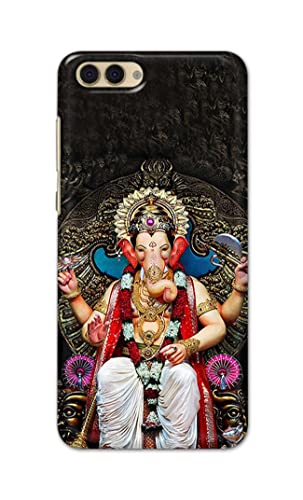 Image of PRINTFIDAA Lord Ganesh Bappa Moriya Printed Designer Hard Back Case Cover for Honor View 10 -(TI) MVN1010