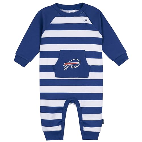Gerber Baby Boys' NFL Team Footless Coverall, Bills, 3-6 Months