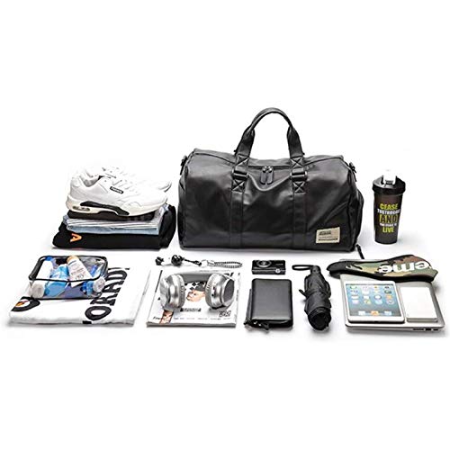 Hemfv Gym Tote Bags Sport Gym Bag For Women Men Shoulder Bags With Shoes Storage Pocket Fitness Training Waterproof Leather Travel Bag #TOP3