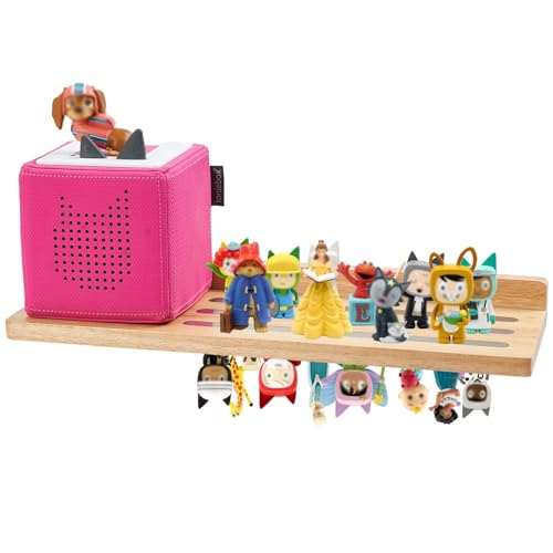 Gieanoo for Tonie Shelf with Wall Mount Storage 30-36 Characters,Natural - image 1
