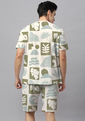 Image of Wear Your Opinion Mens Co ord Set All Over Printed T-Shirt & Short Set