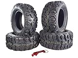 Kenda Bear Claw HTR Radial ATV/UTV Tire w/Key Chain (26' 4 Set 26x9-14 26x11-14)