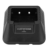 Tomantery UV-5R Langlebiges Autobatterieladegerät für Walkie Talkie, 100% Brandneue Ladestation für Amateurfunk, Kompatibel mit UV 5R Zweiwegeradio
