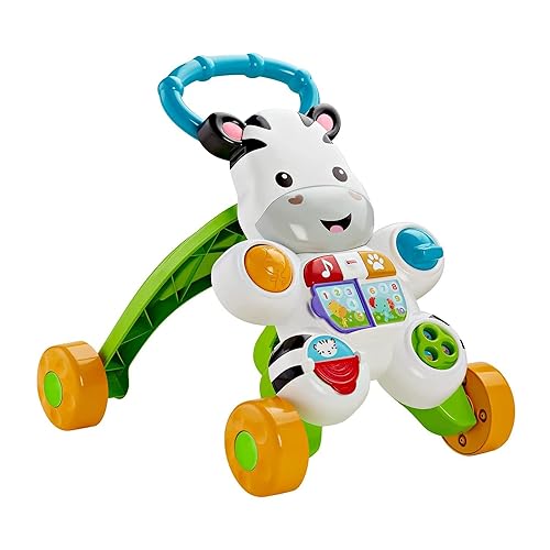 Fisher-Price Mon Trotteur Zèbre| Jouet Evolutif et Interactif Coloré, Lumineux et Musical Pour Apprendre à Marcher à Bébé | Trotteur Bébé Garçon ou...
