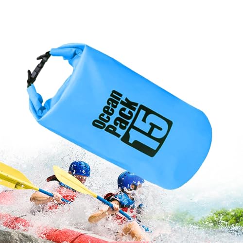 Sghtil Bolsas Impermeables para la Playa | Organizador de Surf 15L con Cierre Enrollado | de Nautismo de Gran Capacidad, para Kayak náutico, Rafting natación, Camping Deportes acuáticos