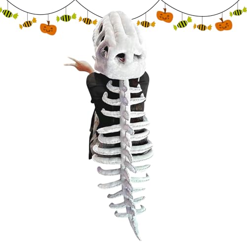Disfraz de dinosaurio para adultos, Halloween de peluche, espinas, esqueleto, carnaval, accesorio de disfraz para juegos de rol, adultos, niños, actuaciones, eventos al aire libre, Navidad, cumpleaños