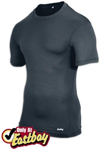 Eastbay EVAPOR Compression Crew - Men's ( sz. XL, Charcoal )