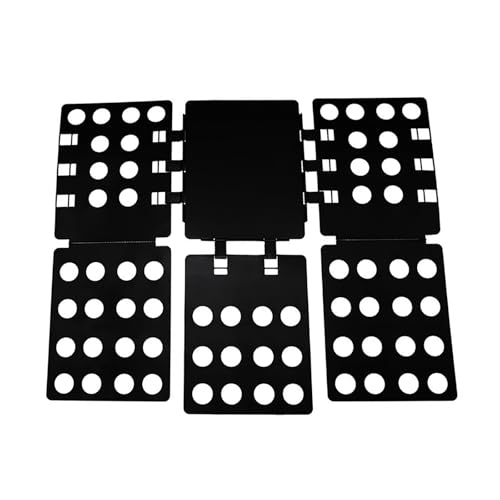 Planche à Plier Les Vêtements,Plastique Linge Plie Vetement Planche Pliage Facile Plieuse a Linge Facile et Rapide pour Les Enfants et Les Adultes de Plier des Vêtements de Différentes Tailles,Noir