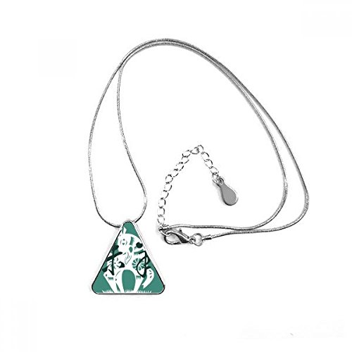 Pendentif triangle du zodiaque mouton avec gravure laser haute précision