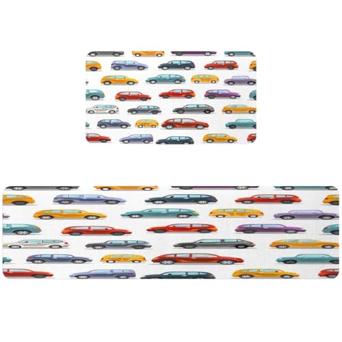Alfombras de cocina antideslizantes VAPOKF lavables y muy absorbentes 2