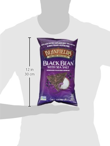 Beanfields Bean Chips, High Protein And Fiber, Gluten Free, Vegan Snack, Black Bean, 5.5 Ounce #TOP6
