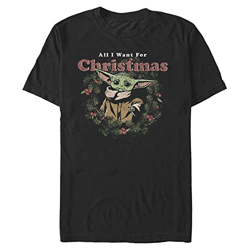 Star Wars T-Shirt Homme vêtement de Noël imprimé manche courte