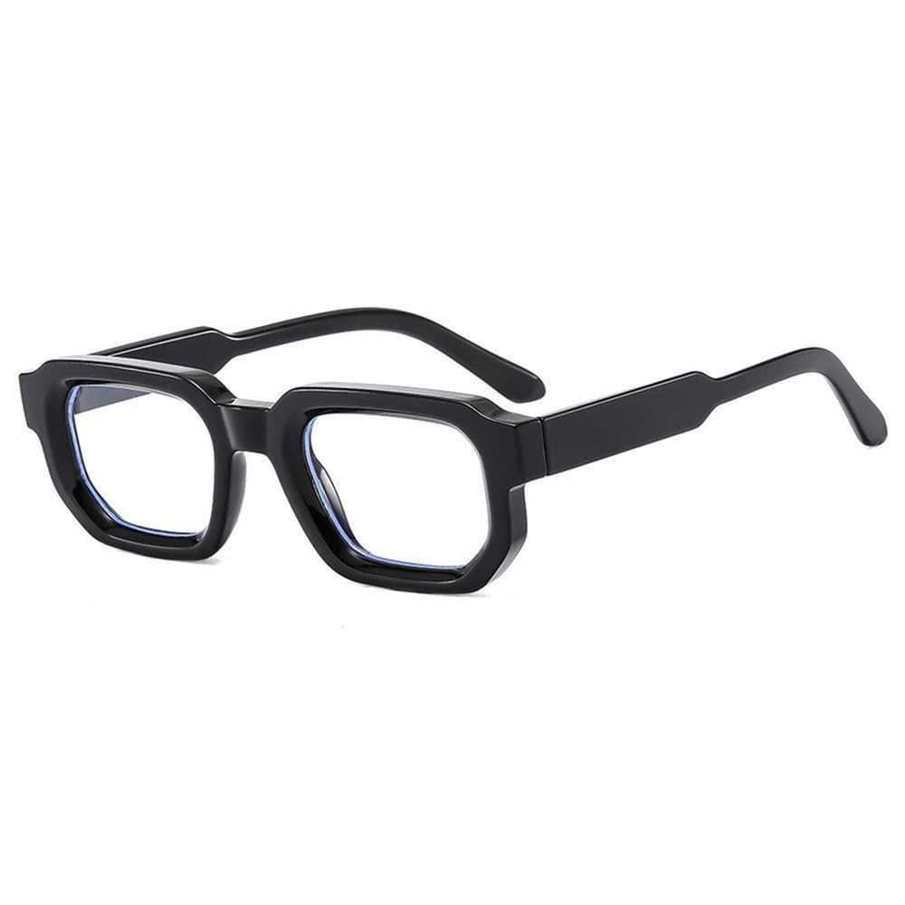 Gafas de sol vintage para hombre con montura rectangular, gafas de sol retro de moda con protección UV400, gafas para mu
