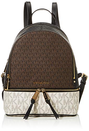 Michael Kors Rhea Zip  MOCHILA MD para Mujer  MULTI MARRON  Medium