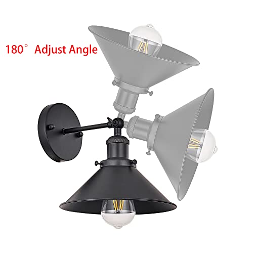 Passica Vintage Industrial Wall Sconce Light Adjustable Wall Lamp Decorative Wall Light Fitting #TOP1