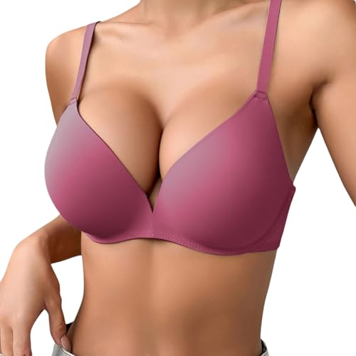 Soutien-gorge emboîtant grand confort beige et bordeaux bonnet complet pour t-shirt