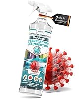 Qindoo Schnelldesinfektion 1L Universal Spray Flächendesinfektionsmittel Desinfektionsmittel für Flächen wirkt gegen Viren, Bakterien, Pilze, Keime, Desinfektion von Oberflächen, auch Acryl