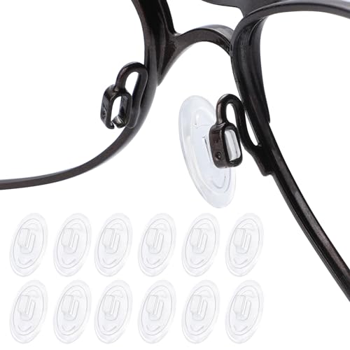 Clear Replacement Nose Pads for Oakley Wiretap/Whisker/Crosshair 1.0/2.0; for Maui Jim Baby Beach/Kahuna/Kawika2