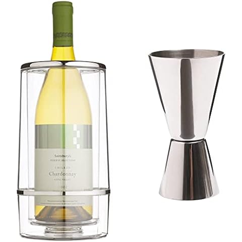 BarCraft Insulated Wine Cooler and Jigger Set Cover