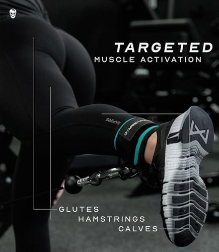 Image of Gymreapers Ankle Straps For Cable Machine Kickbacks, Glute Workouts, Lower Body Exercises - Adjustable Leg Straps with Neoprene Padding