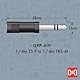 Hosa GPP-419, Adaptor, 1/4 in TS to 1/4 in TRS