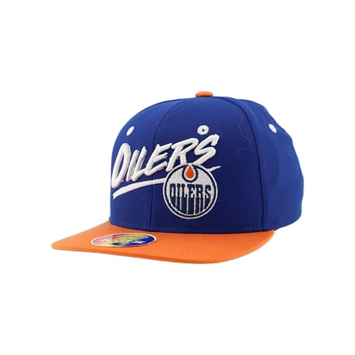 Edmonton Oilers NHL Officially Licensed Youth Adjustable Snapback Hat Flat Bill Z11
