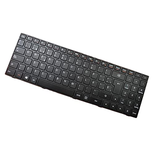 Clavier espagnol rétroéclairé rouge pour éviter la fatigue visuelle