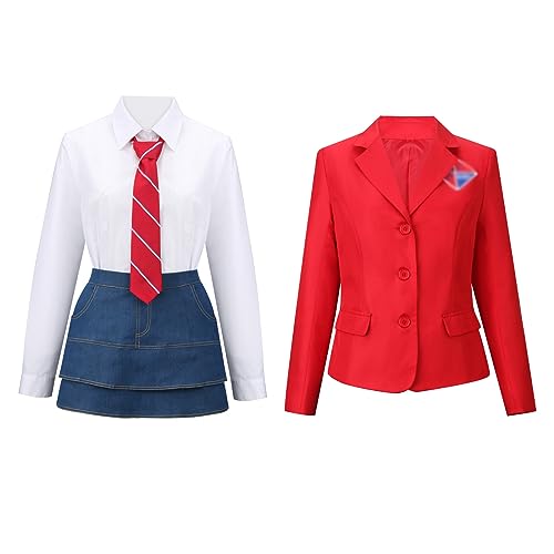Disfraz de uniforme escolar de alta resistencia que soluciona tu ropa de cosplay 7
