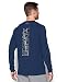 Under Armour Men's Vertical Wordmark Long Sleeve T-Shirt, Midnight Navy/Graphite, X-Large