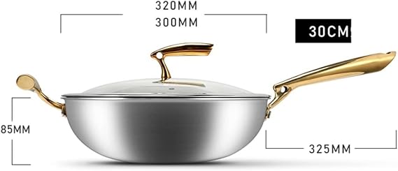 Cookware Set Wok Frying Pan Non Stick Kitchen Pot Tool