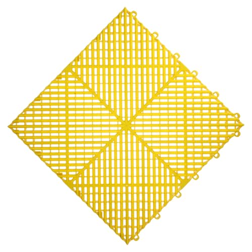 POPETPOP Tapete de Drenaje Modular Antideslizante para Lavado de Coches Alfombrilla de Plástico Resistente y Flexible para Garajes Spas y Vestuarios Fácil Limpieza y Almacenamiento