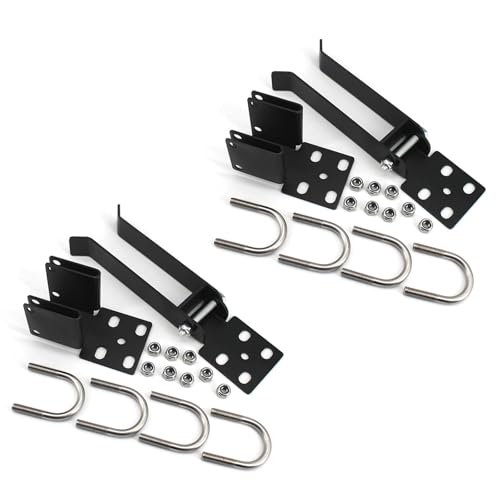 LAIOUSN Portail de clôture en acier inoxydable de 3,5 cm pour ferme industrielle, ranch de sécurité, double portail pour chevauchement