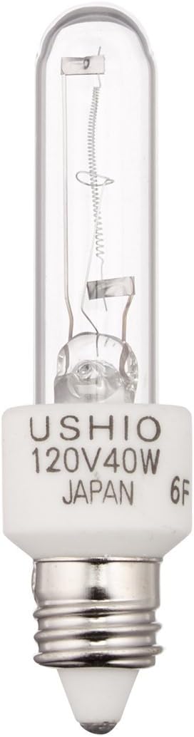 Ushio BC6424 1000978 - JCV120V-40WGSN/E11/INC Screw Base Single Ended Halogen Light Bulb
