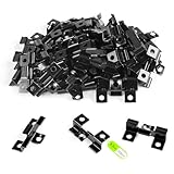 ⚙【Kit complet】Chaque paquet contient 100 fixations invisibles pour lames de terrasse, suffisantes pour couvrir une grande surface de cour. Elles permettent une utilisation et un remplacement à grande échelle, rendant l'installation efficace et pratique. Cinq tailles sont disponibles : 6,5 mm, 7,5 mm, 8,5 mm, 9,5 mm et 10,5 mm, ce qui garantit la compatibilité avec des lames de terrasse de différentes épaisseurs. Veuillez vérifier la taille requise des clips pour terrasse avant l'achat