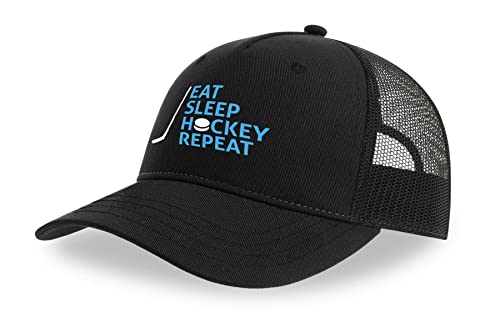 Casquette respirante hockey filet noir contre la chaleur estivale