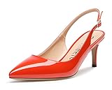 Escarpins slingback bride arrière classiques avec talon de 2.6 pouces ou 6.5CM