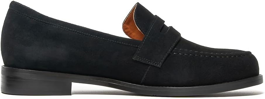 ONEENO Women's Classic Flat Suede Penny Loafer - Image 3