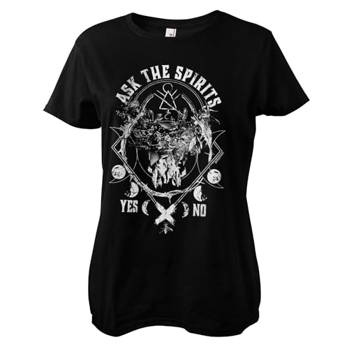 T-Shirt Yellowjackets pour Femmes Ask The Spirits Noir Officiel