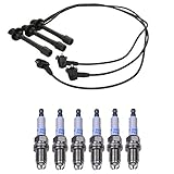 Denso Wire Set 5mm & 6 Double Platinum Spark Plugs 0.044 Kit For Toyota 3.4L V6