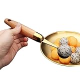【Breites Anwendungsspektrum】 Der Obstballlöffel ist perfekt für die Herstellung von Melonenkugeln, wodurch es einfach ist, Melonen in Obstsalat, Beilagen und Desserts zu sammeln.